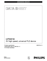 Datasheet  LVT22V10