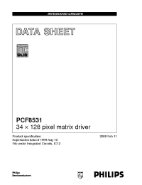 Datasheet  PCF8531