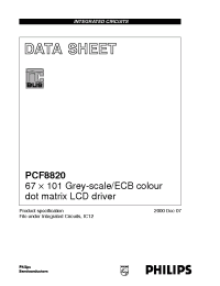 Datasheet  PCF8820