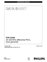 Datasheet  PCK12429