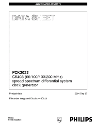 Datasheet  PCK2023