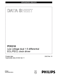 Datasheet  PCK210