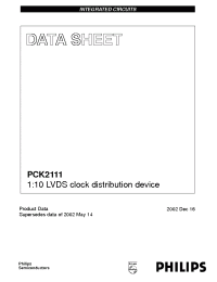 Datasheet  PCK2111
