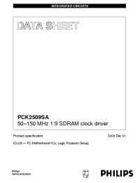 Datasheet  PCK2509SA