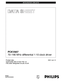 Datasheet  PCKV857