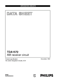 Datasheet  TDA1572