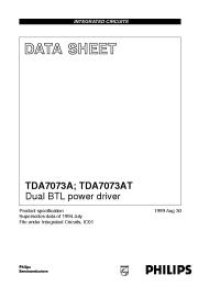 Datasheet  TDA7073A