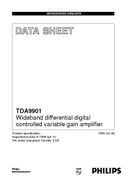 Datasheet  TDA9901