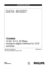 Datasheet  TDA9962