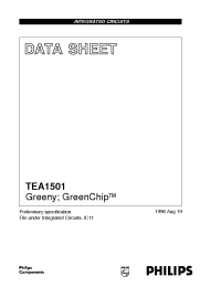 Datasheet  TEA1501