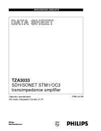 Datasheet  TZA3033