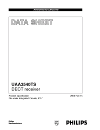 Datasheet  UAA3540TS