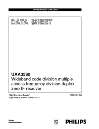 Datasheet  UAA3580