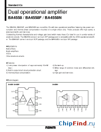 Datasheet  BA4558
