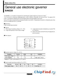Datasheet  BA6220