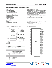 Datasheet  K3P6C2000B-SC