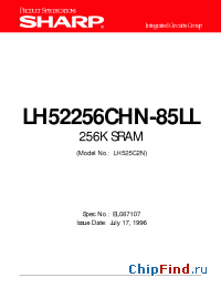 Datasheet  LH52256CHN-85LL