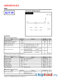 Datasheet  K1V18