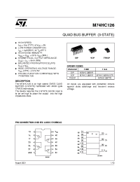 Datasheet  M74HC126
