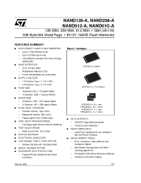 Datasheet  NAND01G-A