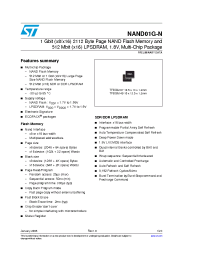 Datasheet  NAND01G-N