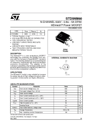 Datasheet  STD5NM60