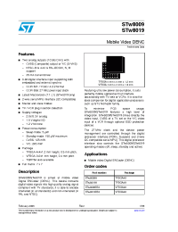 Datasheet  STW8009