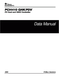 Datasheet  PCI4410