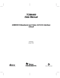 Datasheet  TCM4400