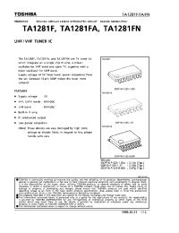 Datasheet  TA1281F