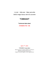 Datasheet  TCM5040T
