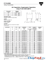 Datasheet  F1710-250V