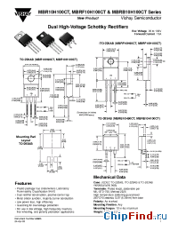 Datasheet  MBRB10H100CT