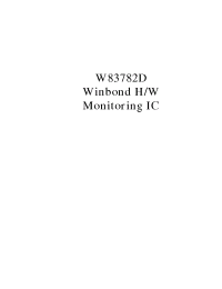 Datasheet  W83782D