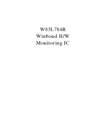 Datasheet  W83L784R