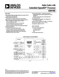 Datasheet  ADAV400