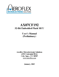 Datasheet  AX07CF192