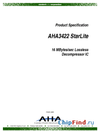 Datasheet  AHA3422