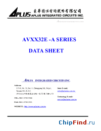 Datasheet  AVxx32E