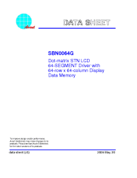 Datasheet  SBN0064G