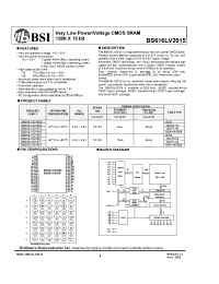 Datasheet  BS616LV2015