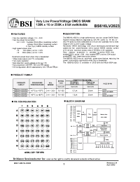 Datasheet  BS616LV2023