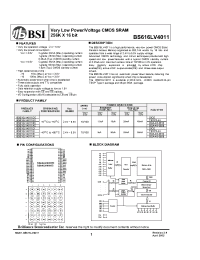 Datasheet  BS616LV4011