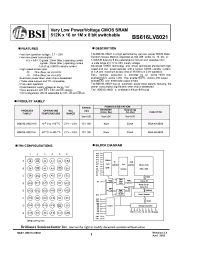 Datasheet  BS616LV8021