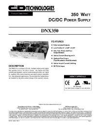 Datasheet  DNX350