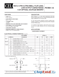 Datasheet  PS7801-1A