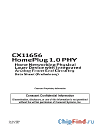 Datasheet  CX11656