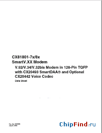 Datasheet  CX81801-7x