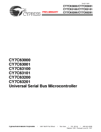 Datasheet  CY7C63201