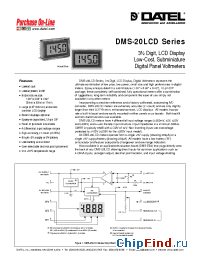Datasheet  DMS-20LCD